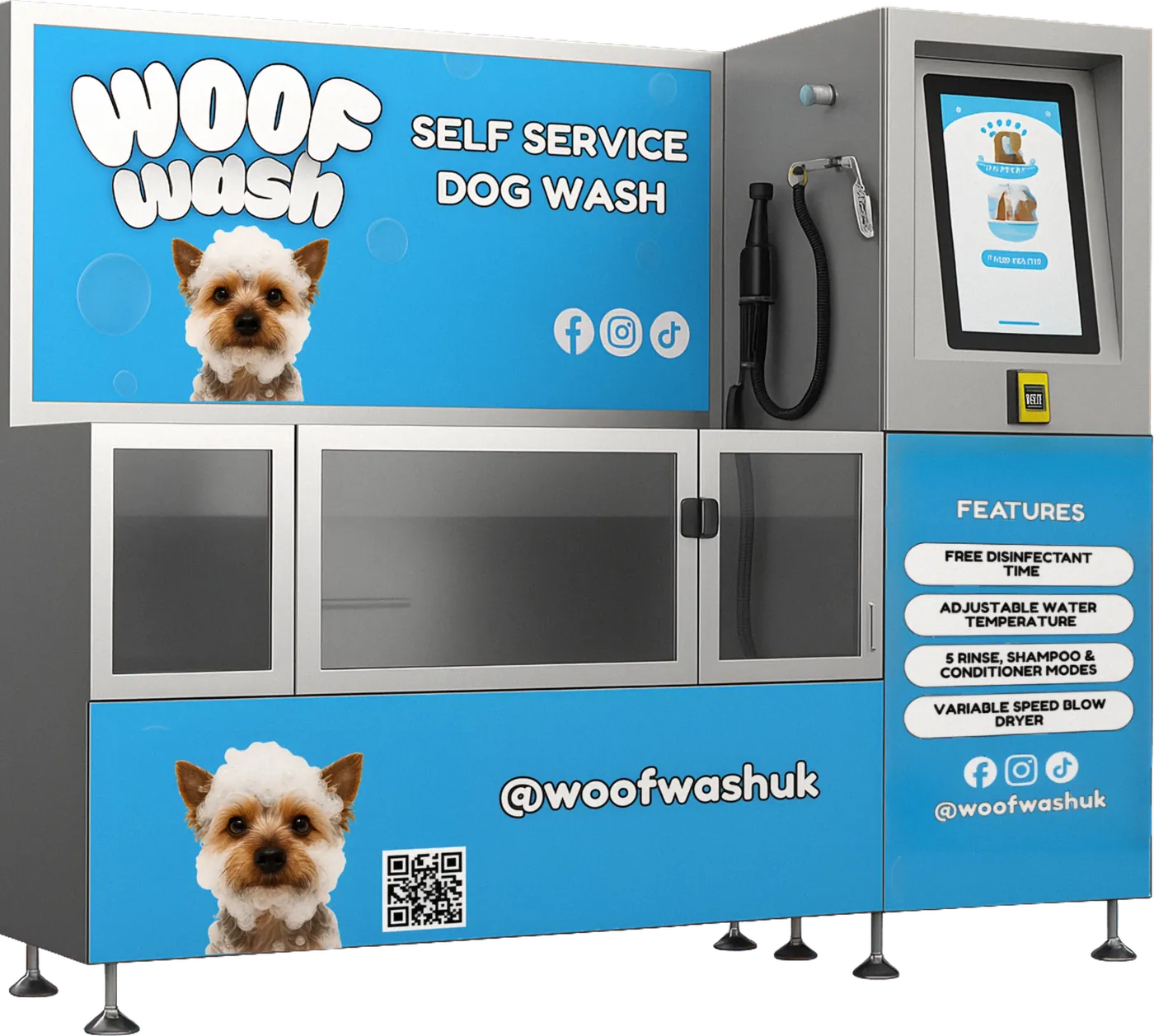The Woof Wash self-service dog wash station